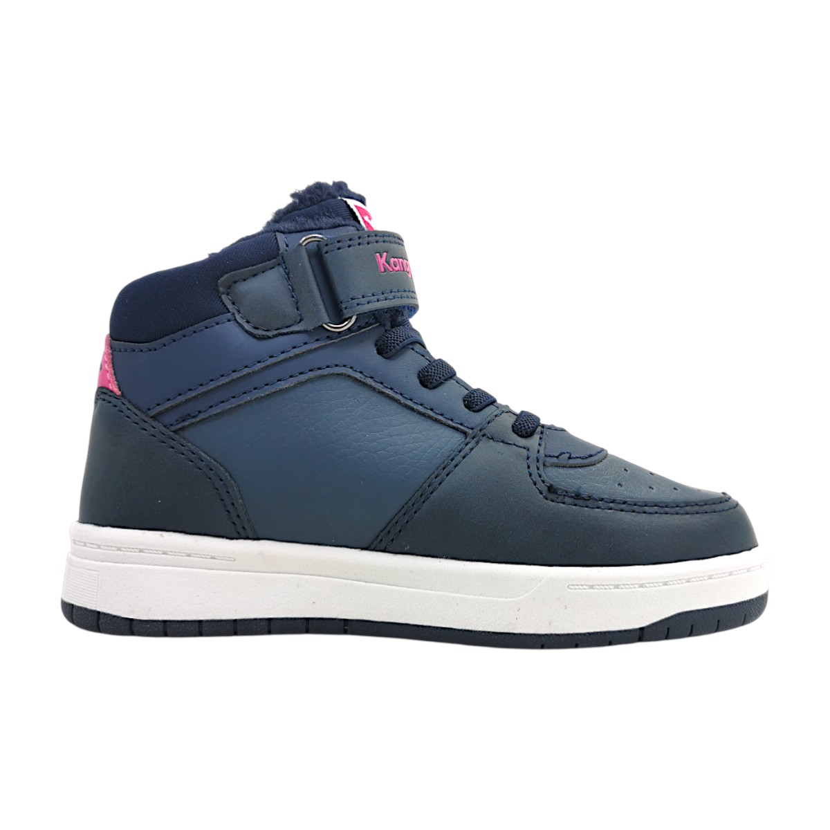 KangaRoos K-CP Bound Mid EV Klettschuh Blau Freizeit (dk. navy/daisy pink 4204, Größe 37 EU)