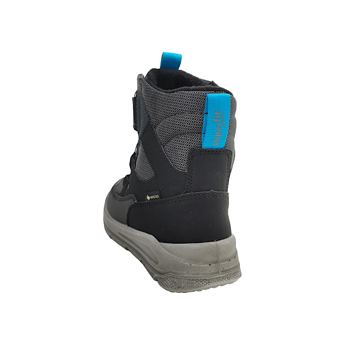 Superfit MARS Kinderschuhe Jungen Schnürstiefel Schwarz Freizeit (0070- Schwarz/Hellgrau, Größe 27 EU)