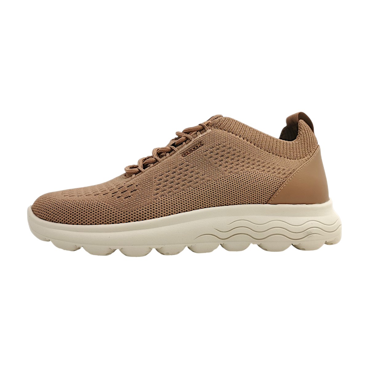Geox Damenschuhe Schnürschuhe Sportive Braun Freizeit