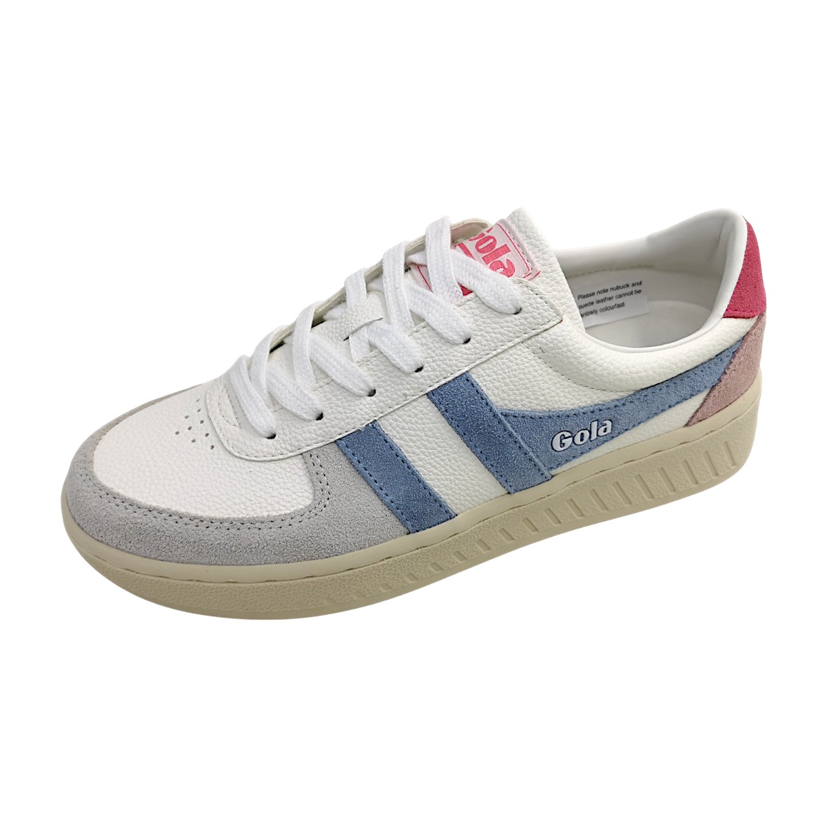 Gola Grandslam Trident CLA415LK Weiß white/air/fluro pink