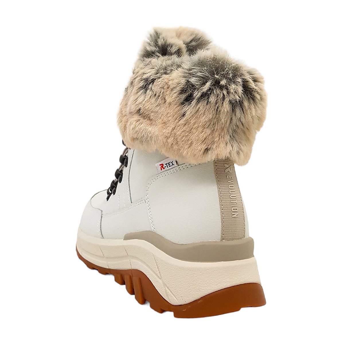 Rieker Rock W0063-80 Weiß offwhite/murmel Rieker Rock W0063-80 Weiß offwhite/murmel