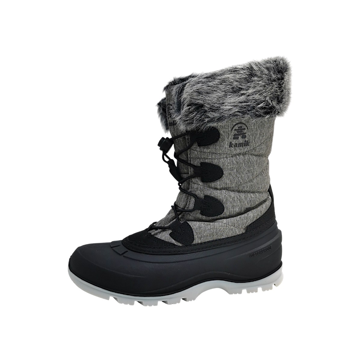 Kamik Momentum 3 Damenschuhe Gefüttert Winterstiefel Grau Freizeit Kamik Momentum 3 Damenschuhe Gefüttert Winterstiefel Grau Freizeit