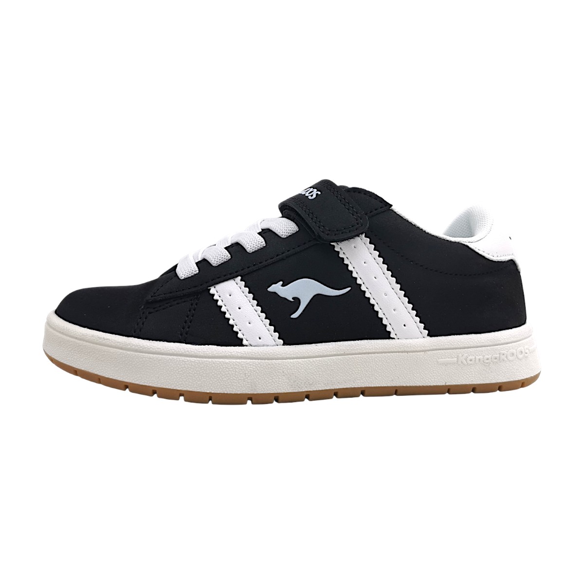 KangaRoos K-CA Miles Sportschuhe Kinder Sneaker Sportschuh Schwarz Freizeit (jet black/white 5012, Größe 29 EU)