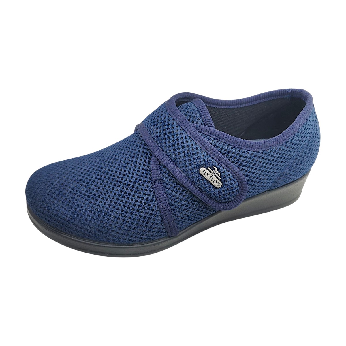 FLY FLOT Damenschuhe Hausschuhe Blau Freizeit (blau, Größe 36 EU)