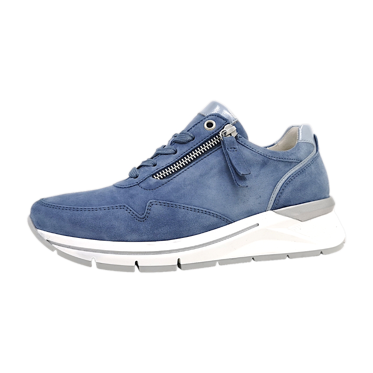 Gabor Comfort Damenschuhe Für lose Einlagen Schnürer Blau Freizeit