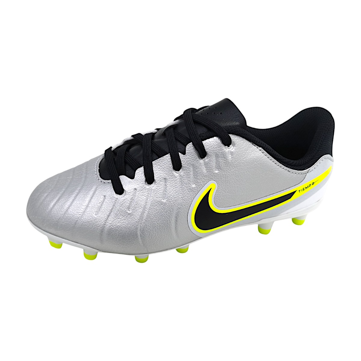 Nike Tiempo JR Academy MG DV4348 Silber 001 weiß schwarz