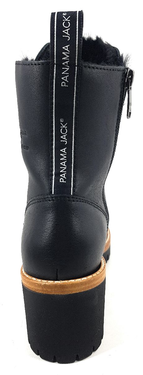 Panama Jack Damenschuhe Stiefel Schnürer Stiefel Schwarz Freizeit (negro - black, Größe 37 EU)