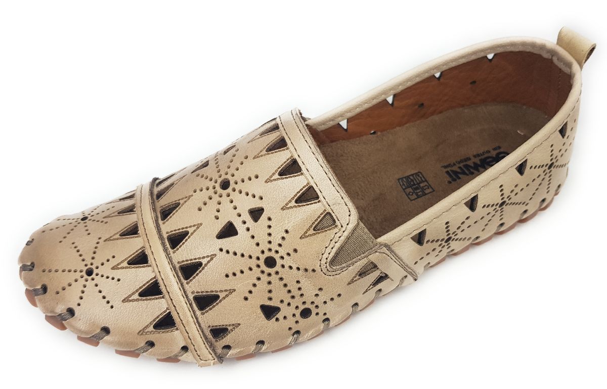 Gemini Anilina Slipper 031225-02/004 Blau beige 004