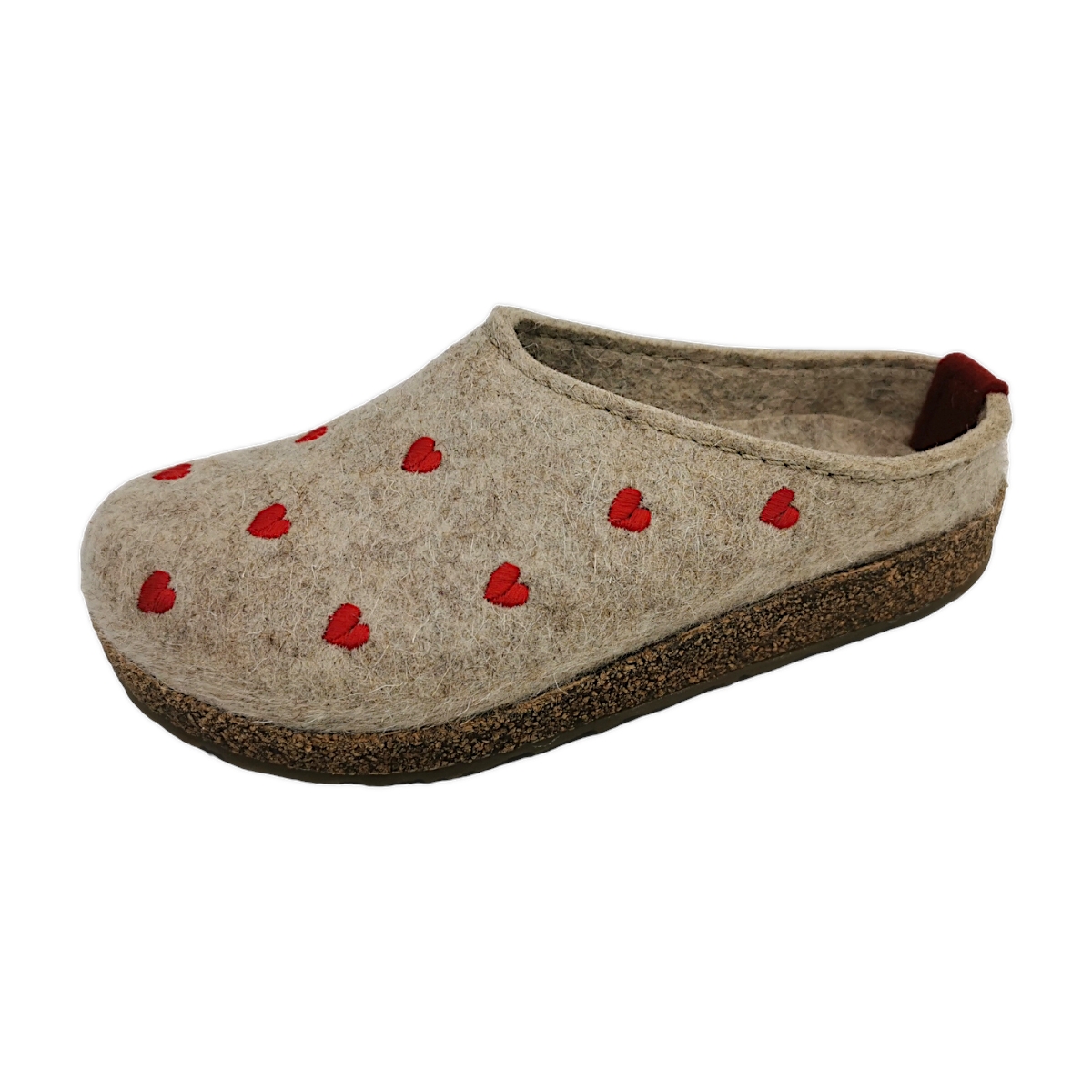 Haflinger Gizzly Cuoricini 741031 Beige Beigemeliert öko 46