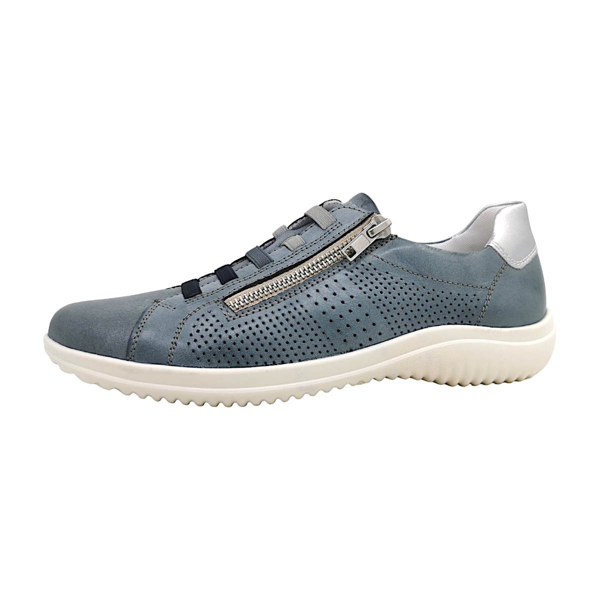 Remonte Damenschuhe Für lose Einlagen Slipper Blau Freizeit
