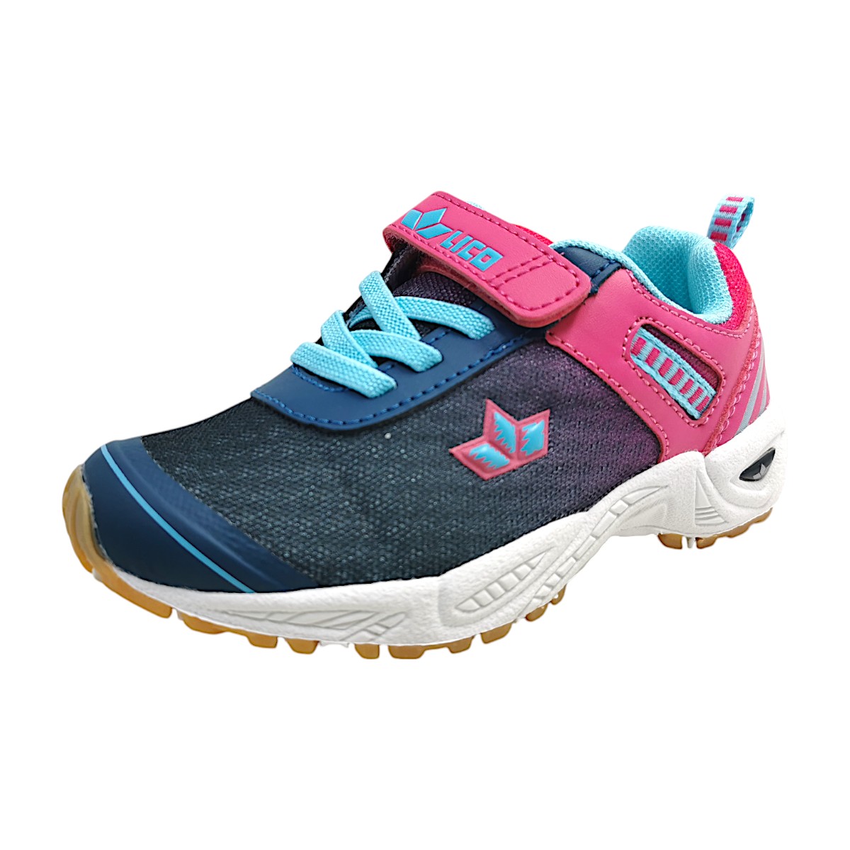 Lico Barney VS 360729 Blau marine/pink/türkis 1238
