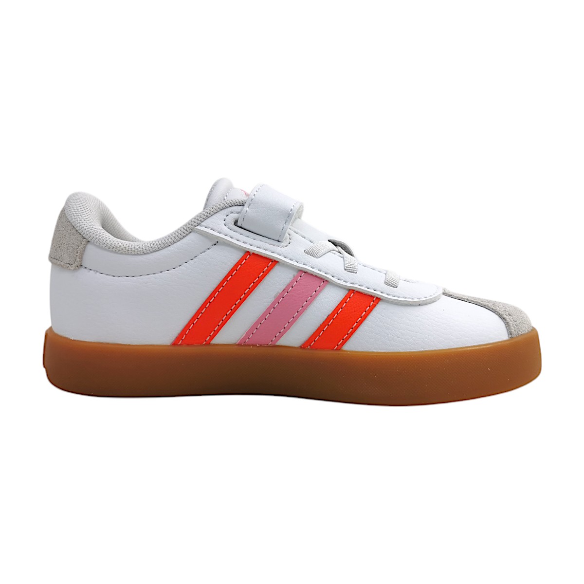 adidas VL COURT 3.0 EL C JH6318 Weiß white/red/pink adidas VL COURT 3.0 EL C JH6318 Weiß white/red/pink