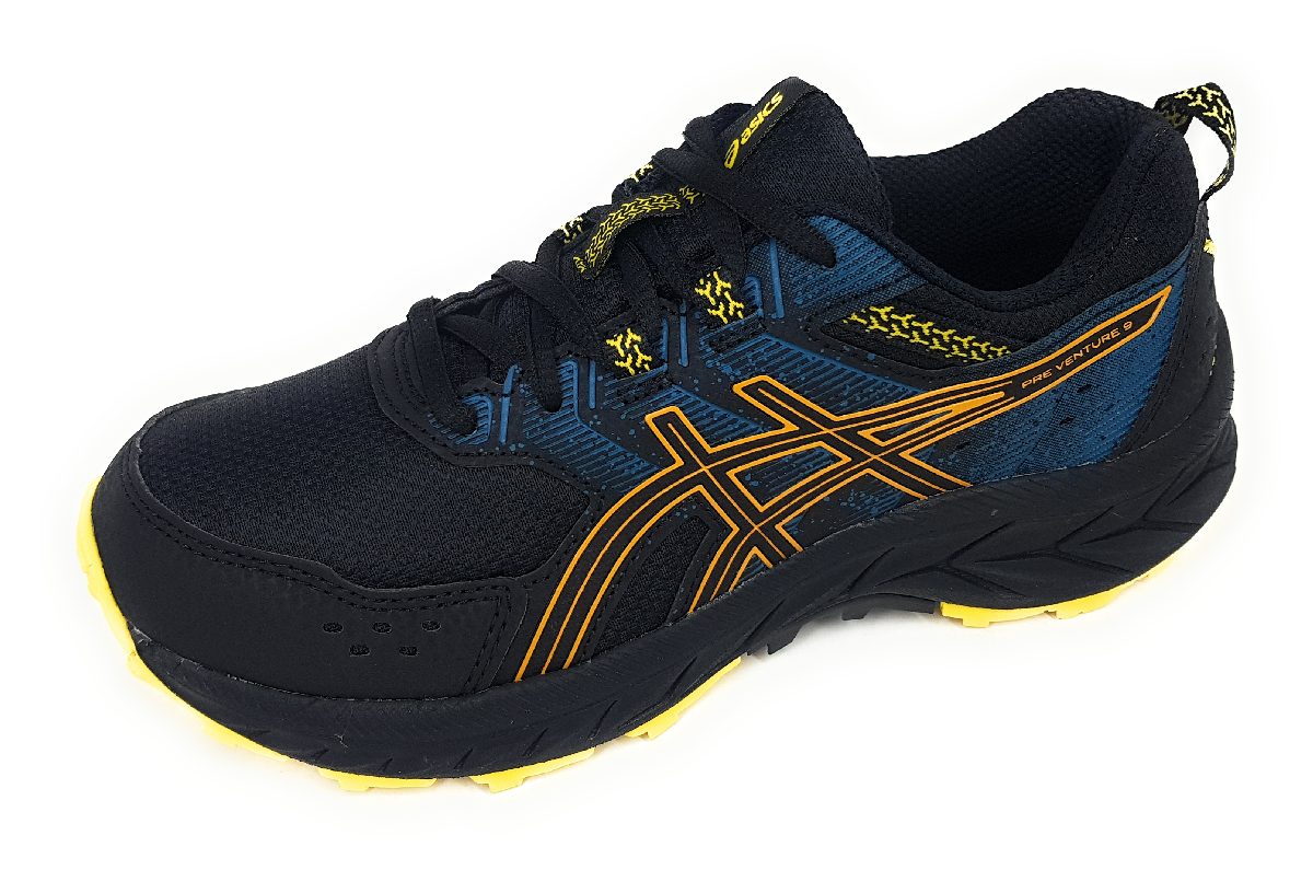 Asics Per Venture 9 GS 1014A276-001 Schwarz 001 black/ sandstorm Asics Per Venture 9 GS 1014A276-001 Schwarz 001 black/ sandstorm