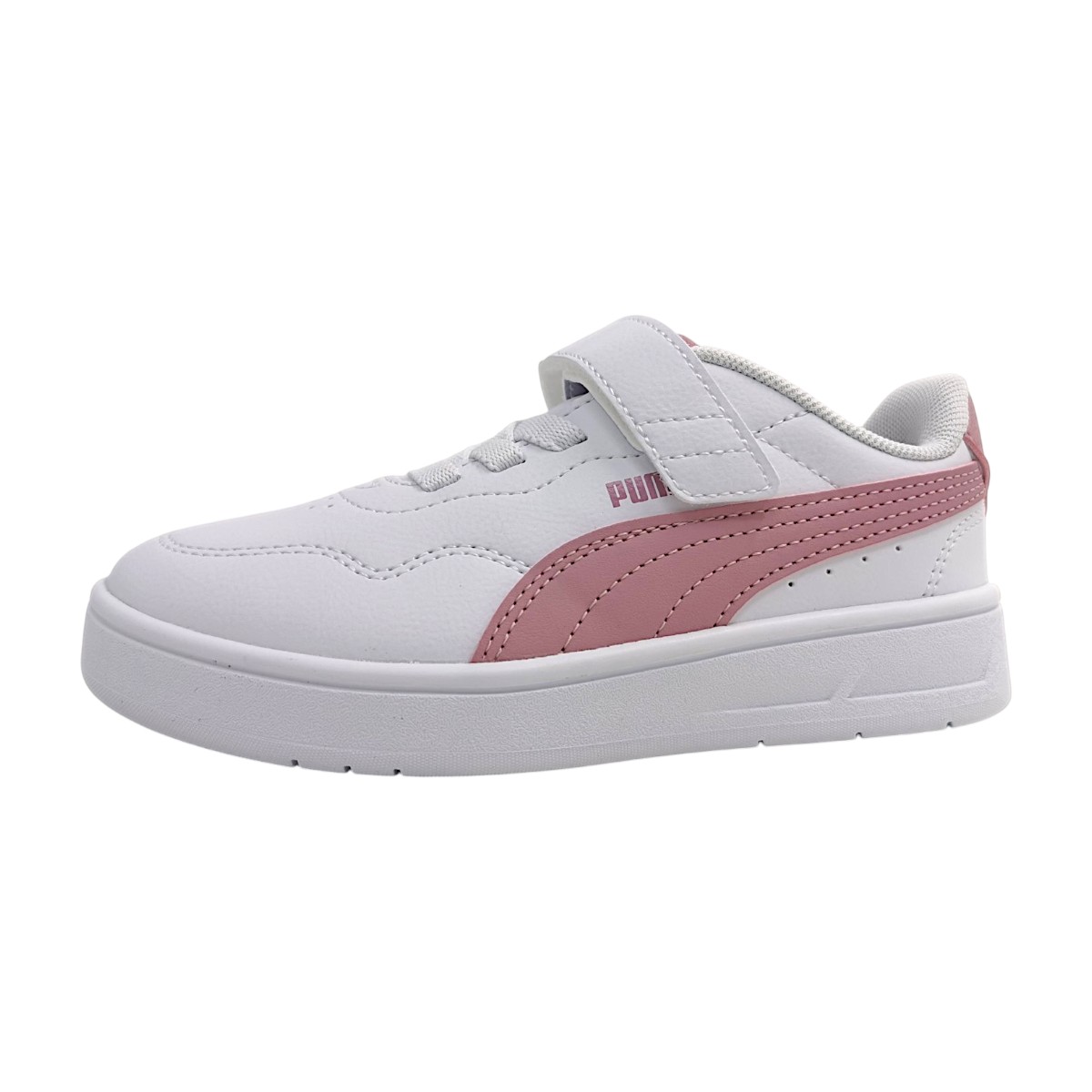 Puma Sportschuhe Kinder Laufschuhe sportlicher Schnürer Weiß Freizeit