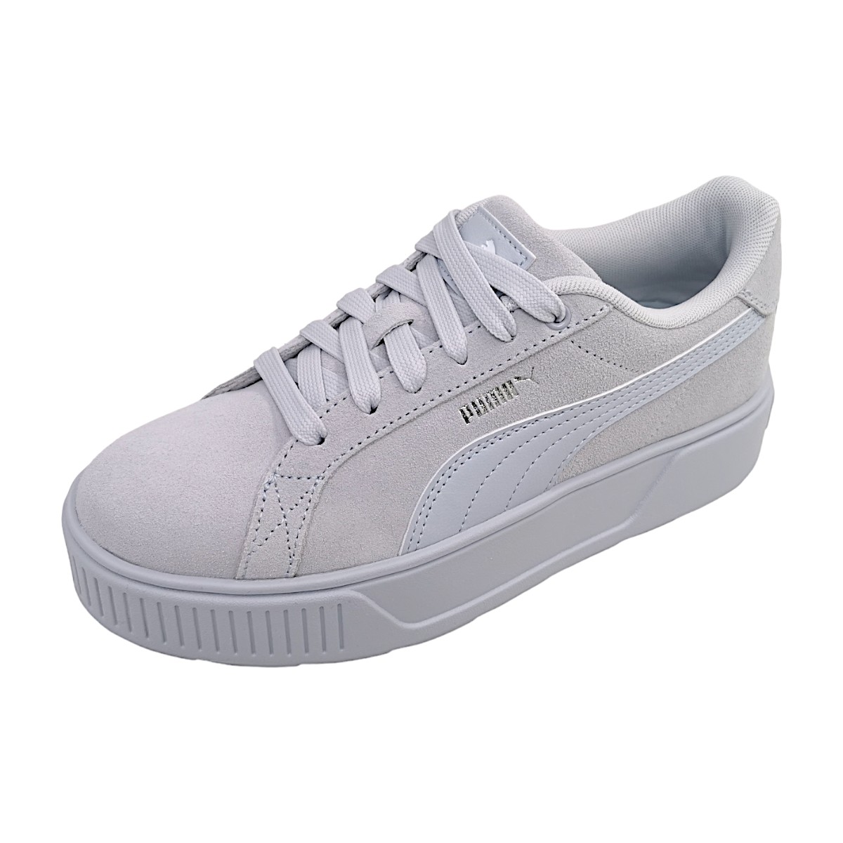 Puma Karmen Damenschuhe Schnürschuhe Sportive Sneaker Weiß Freizeit (16 Silver Mist, Größe 41 EU) Puma Karmen Damenschuhe Schnürschuhe Sportive Sneaker Weiß Freizeit (16 Silver Mist, Größe 41 EU)