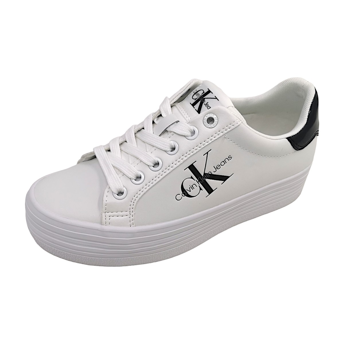 Calvin Klein Bold Flatform YW0YW01393 Weiß 01W- Bright