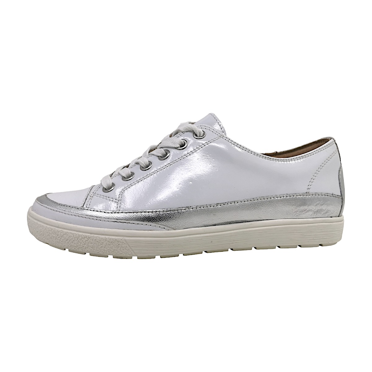 Caprice Damenschuhe sportlicher Schnürer Weiß Freizeit Caprice Damenschuhe sportlicher Schnürer Weiß Freizeit