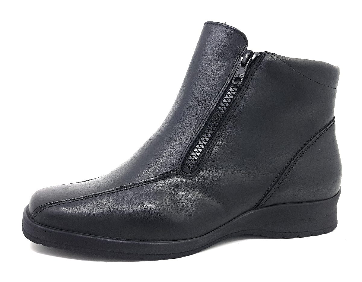 Semler Karolin-Stf. Damenschuhe Stiefeletten Reißverschluss Schwarz (001- Schwarz, Größe 41 EU)