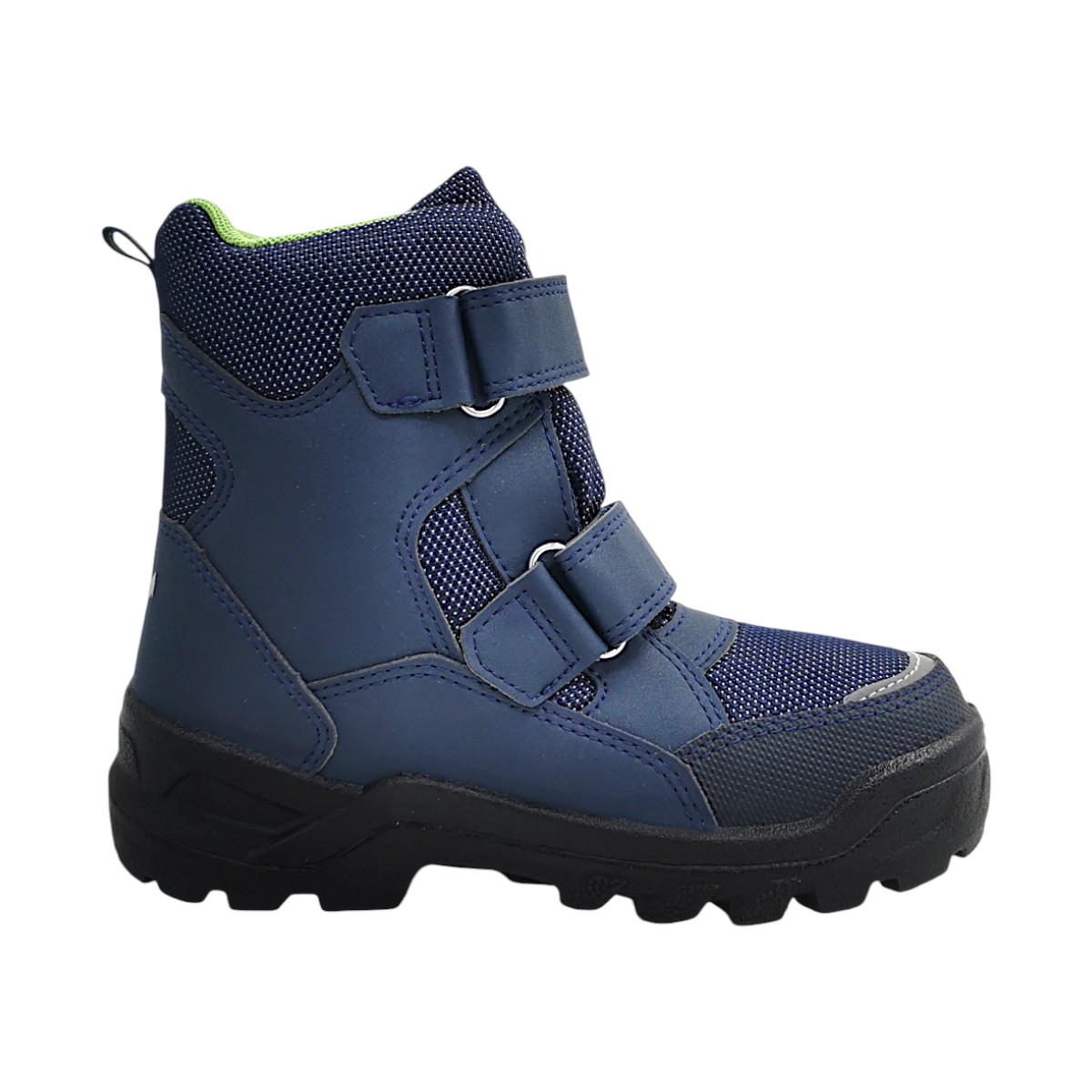 Lurchi Kinderschuhe Jungen Winterstiefel Blau Freizeit (Atlantic 03271, Größe 29 EU)