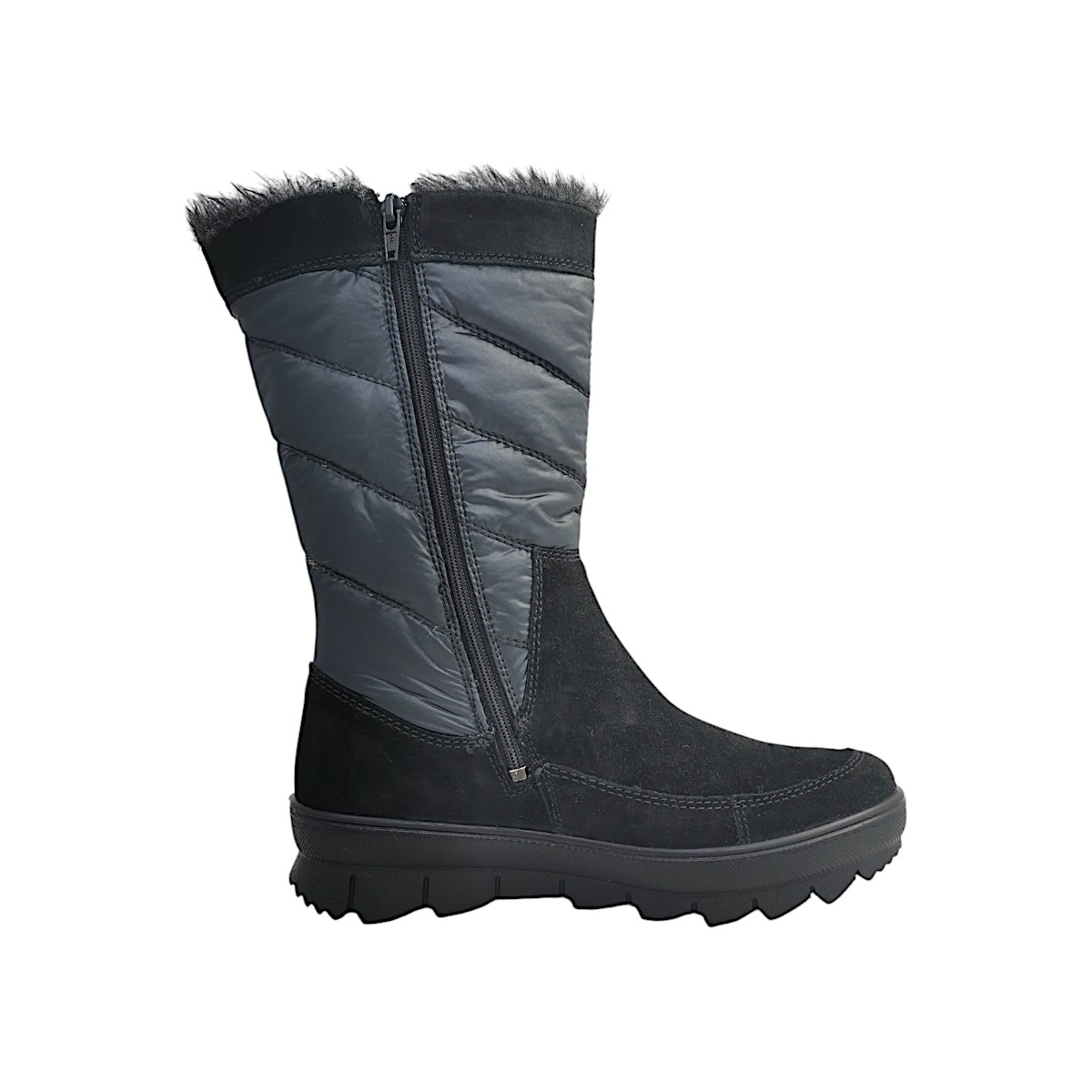 Legero Novara Damenschuhe Stiefel Reißverschluss Schwarz Freizeit (0000 Schwarz, Größe 3.5 EU)