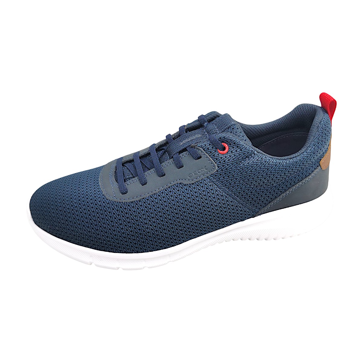 Geox Herrenschuhe sportlicher Schnürer Blau (navy C4002, Größe 45 EU)