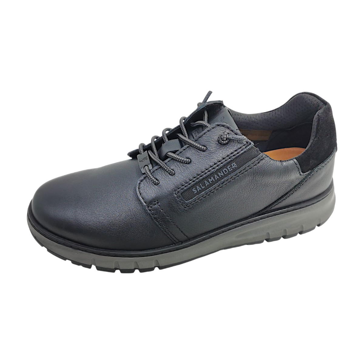 Salamander QUICKBORN Herrenschuhe Slipper Schwarz Freizeit (SCHWARZ 1000, Größe 45 EU)
