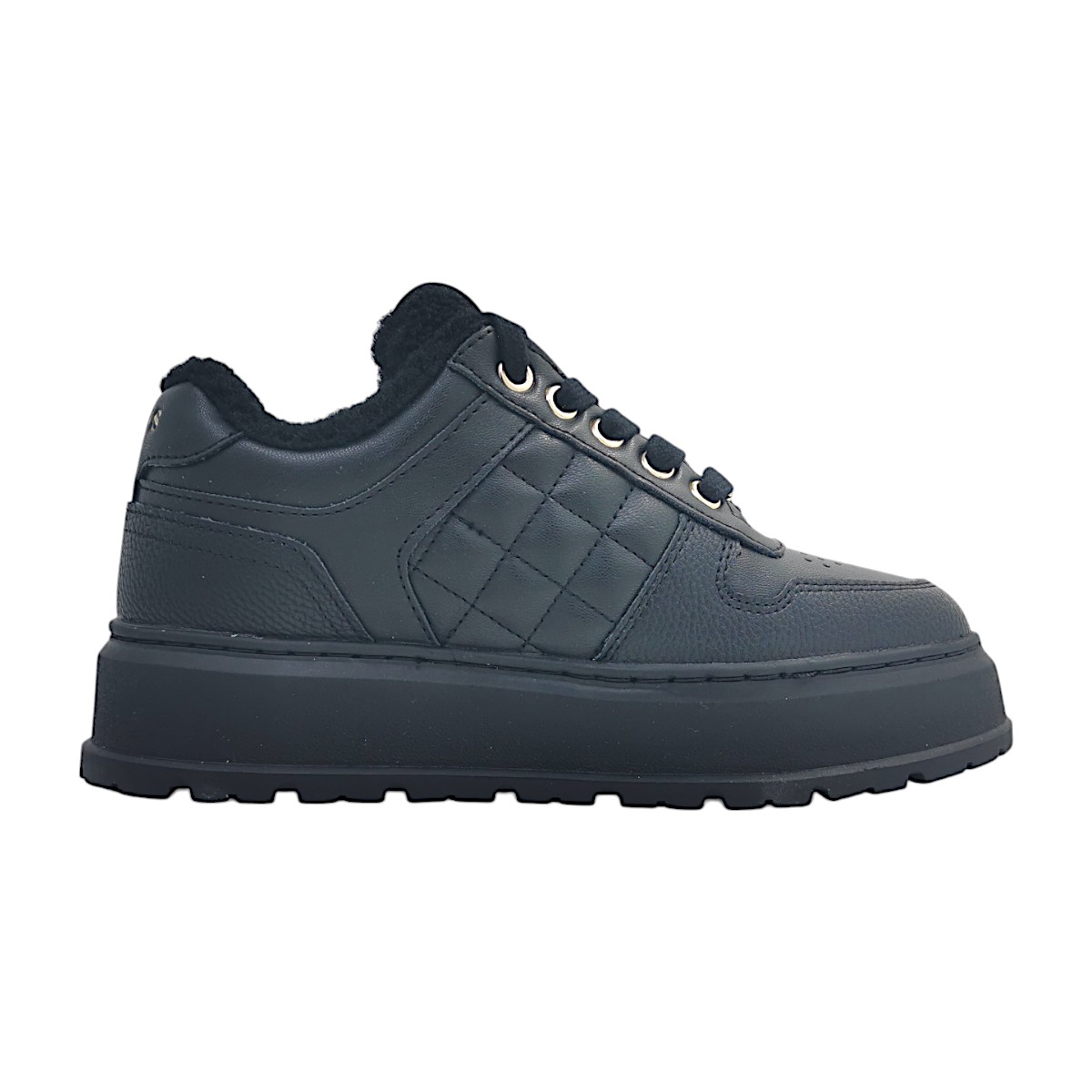 Guess Damenschuhe Schnürschuhe Sportive Schwarz Freizeit (Black, Größe 39 EU)