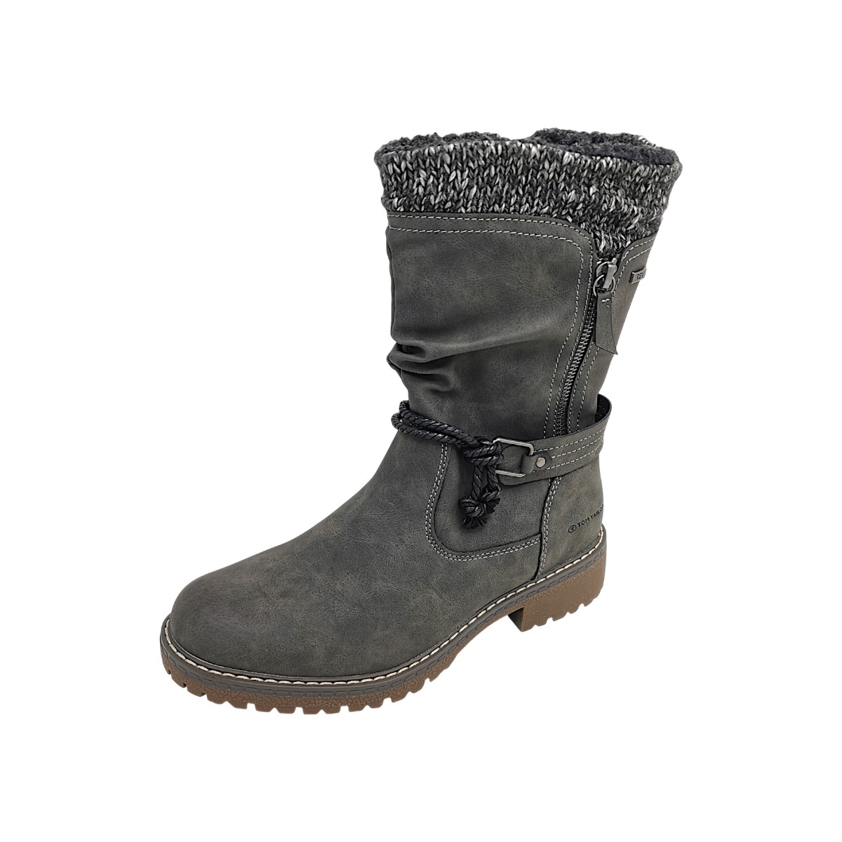 Tom Tailor Damenschuhe Reißverschluss Stiefel Grau Freizeit (coal 00013, Größe 43 EU) Tom Tailor Damenschuhe Reißverschluss Stiefel Grau Freizeit (coal 00013, Größe 43 EU)