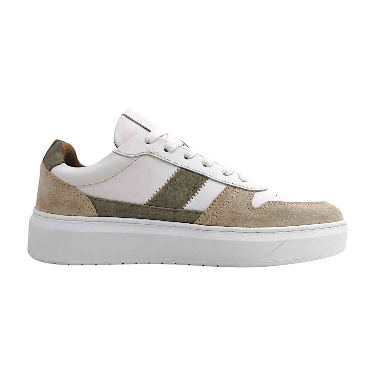 Poelman Enzo LPENZO-49MPOE Weiß beige/white/militair102 Poelman Enzo LPENZO-49MPOE Weiß beige/white/militair102