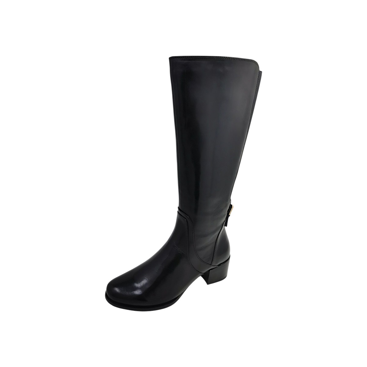 regarde le ciel Damenschuhe Stiefel Reißverschluss Schwarz Freizeit (black 2695, Größe 37 EU)