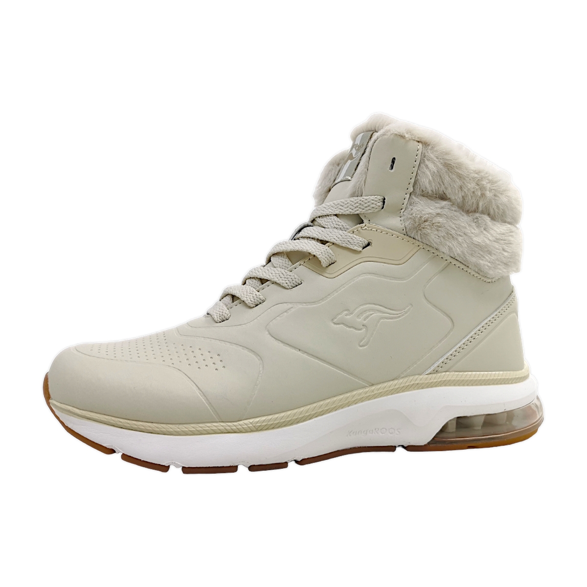 KangaRoos K-PL Dreams Mid Damenschuhe Gefüttert Winterstiefel Beige
