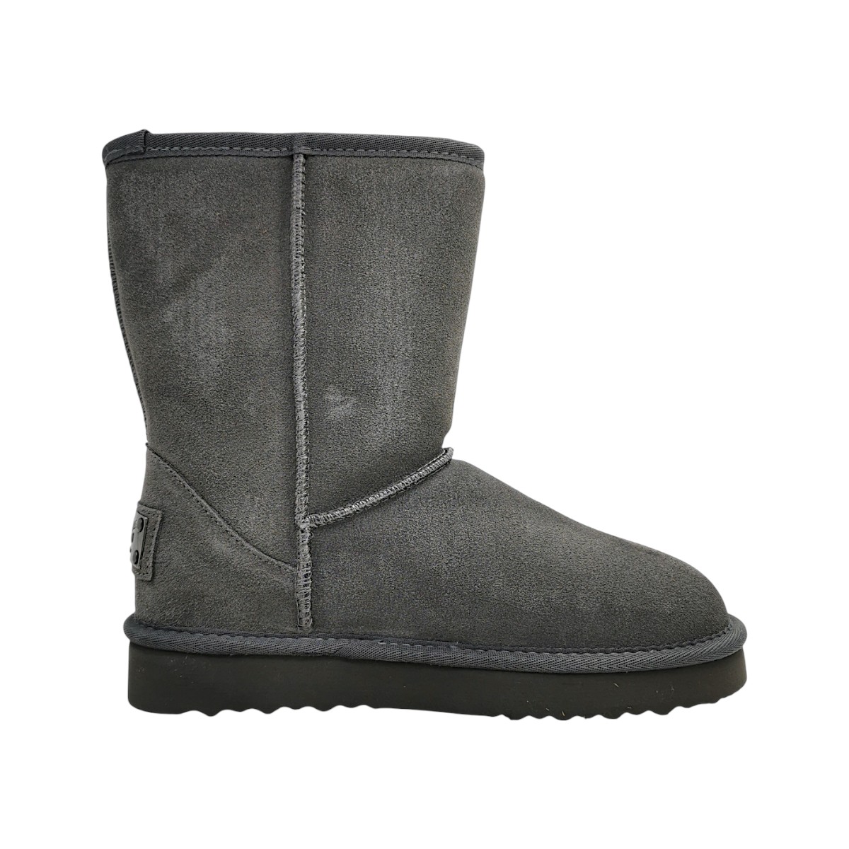 OOG Damenschuhe Stiefel Gefüttert Grau Freizeit (grey, Größe 42 EU)