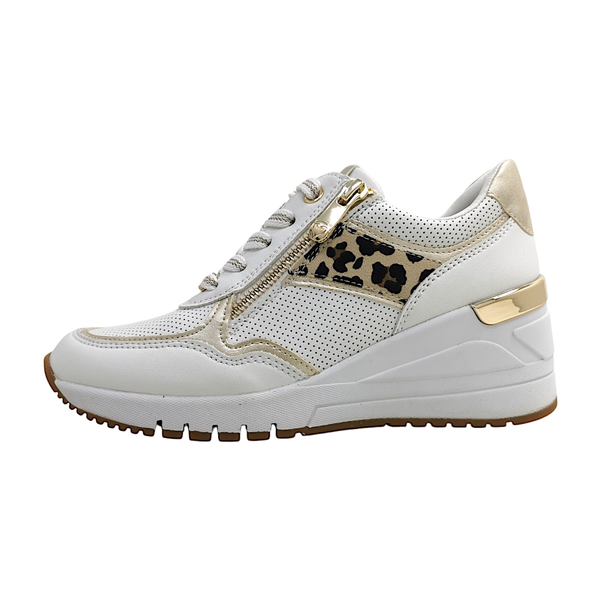 Marco Tozzi Damenschuhe sportlicher Schnürer Weiß Freizeit Marco Tozzi Damenschuhe sportlicher Schnürer Weiß Freizeit