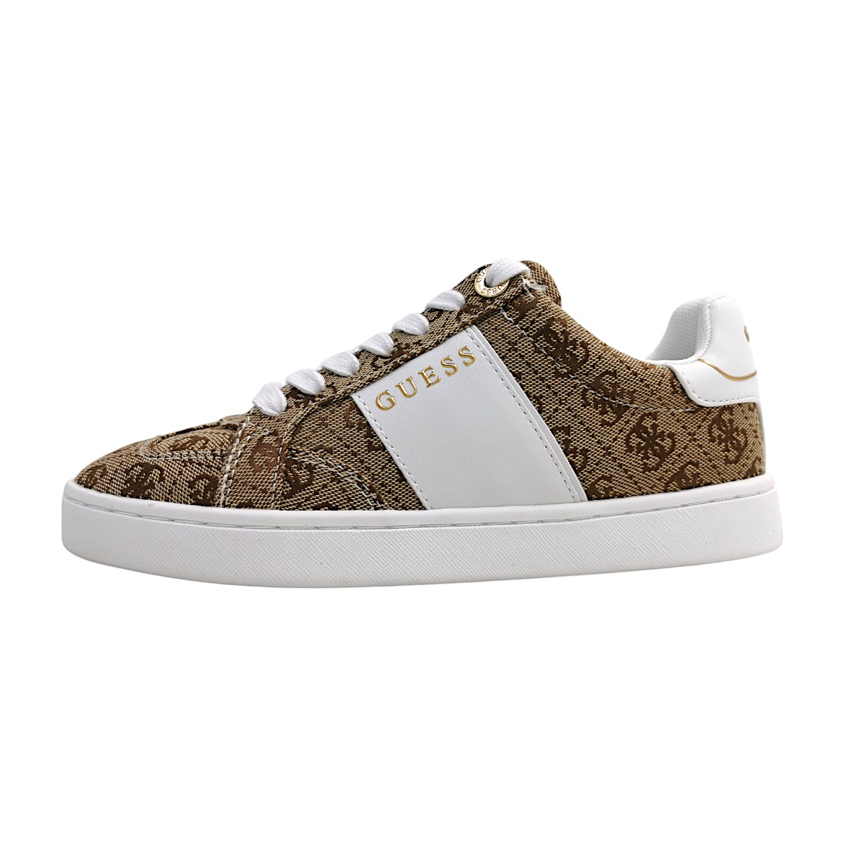 Guess JRone 5 Damenschuhe sportlicher Schnürer Braun Freizeit