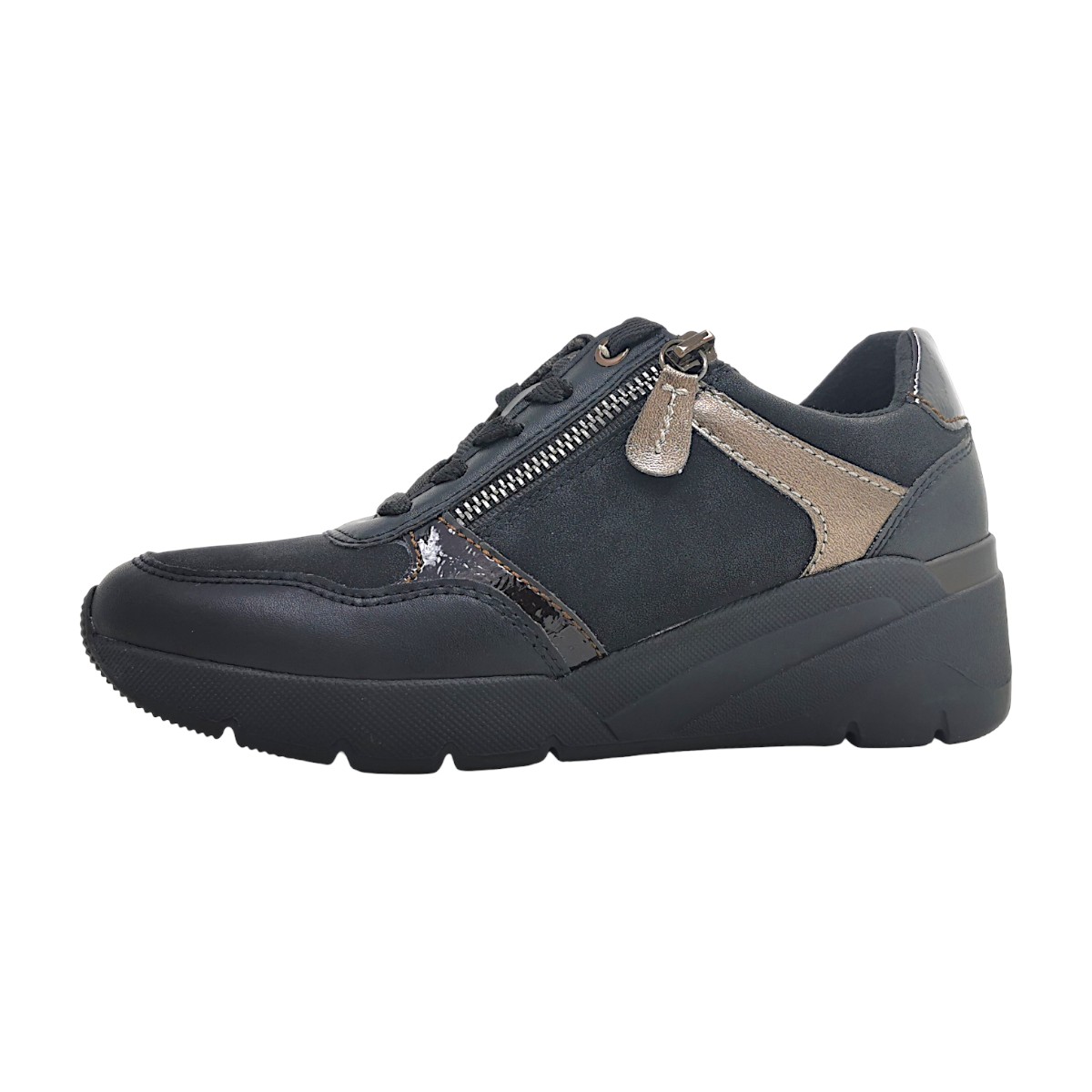 Jana Damenschuhe Schnürschuhe Sportive Schwarz Freizeit Jana Damenschuhe Schnürschuhe Sportive Schwarz Freizeit