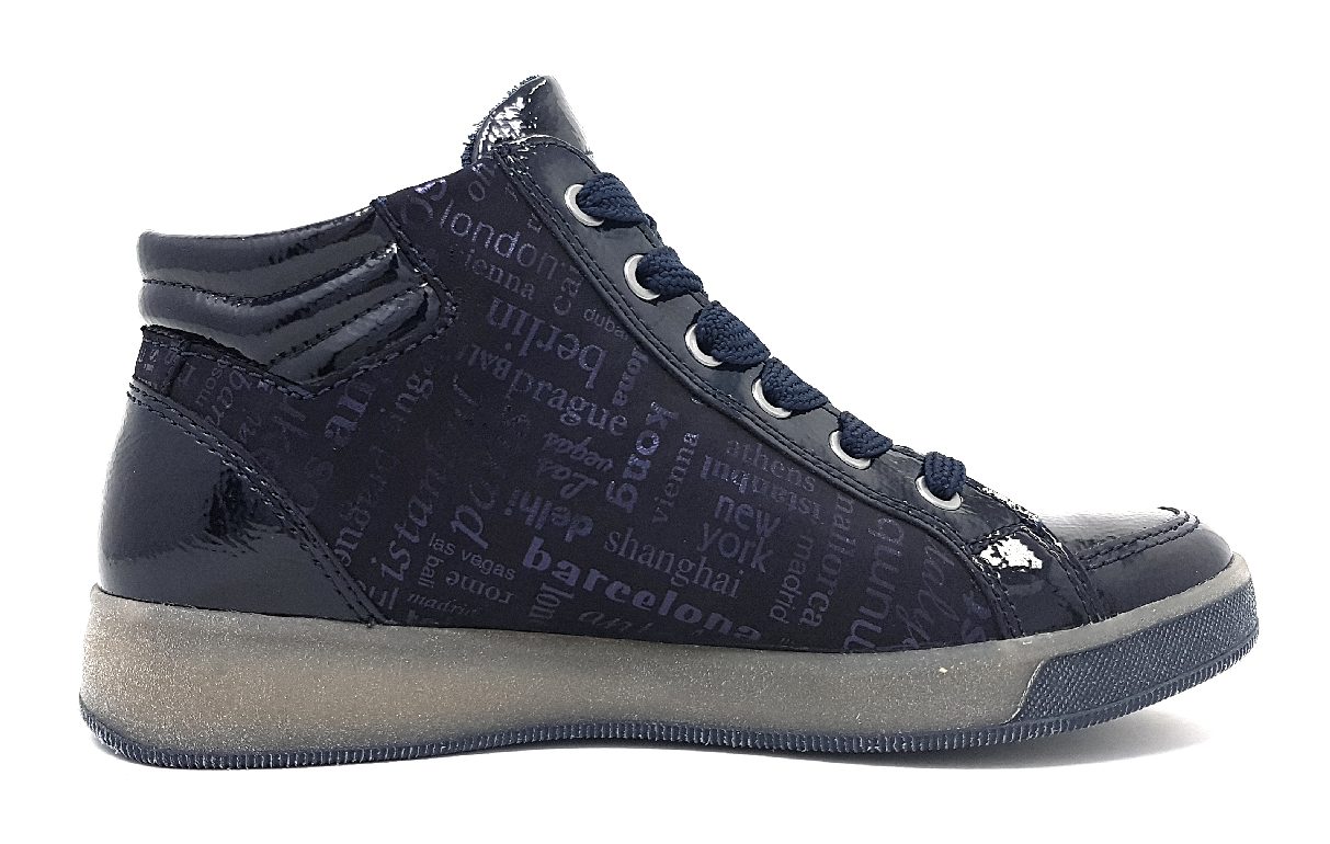 Ara Damenschuhe Stiefel Schnürer Schnürstiefel Blau Freizeit (02 Blau, Größe 41 EU)