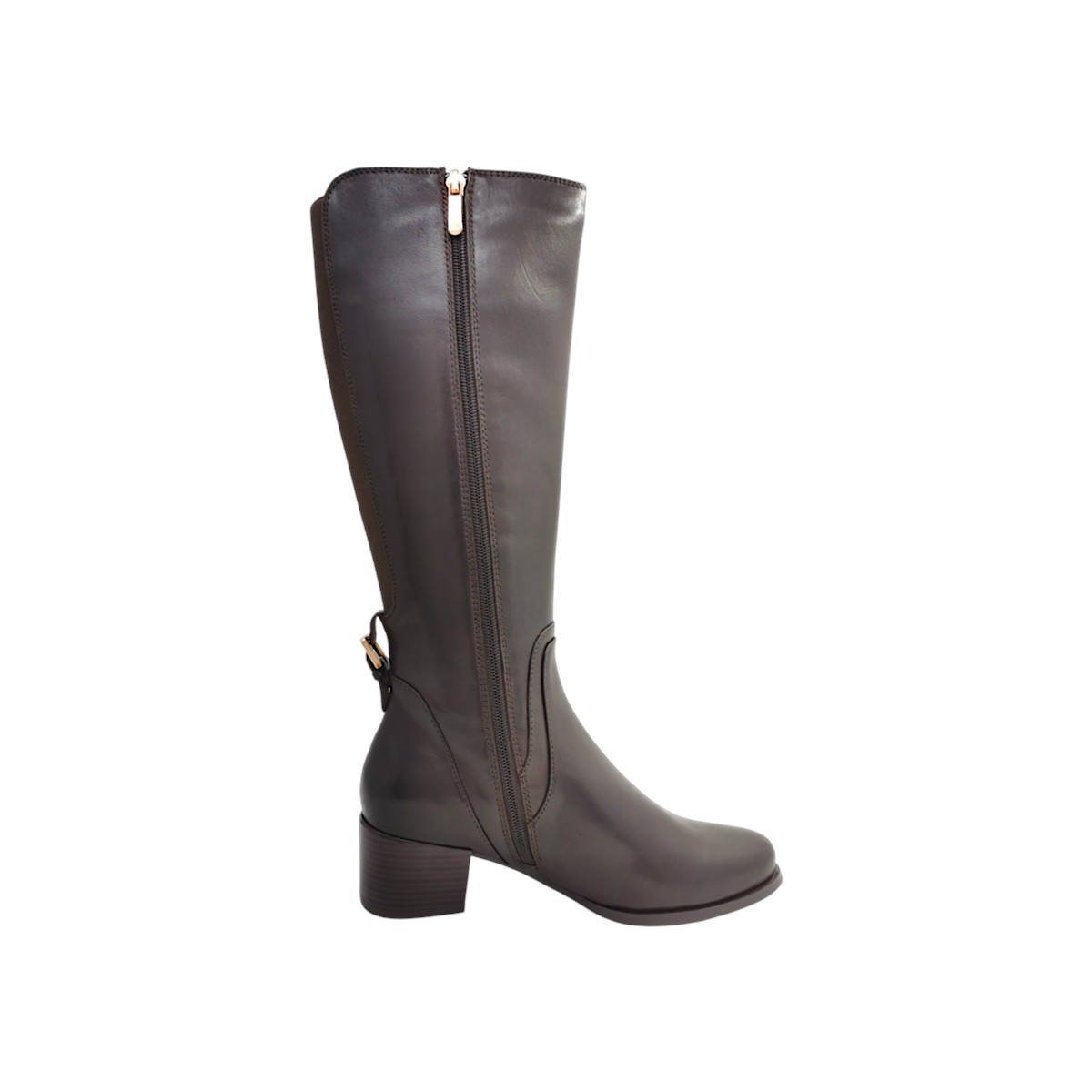 regarde le ciel Damenschuhe Schaftstiefel Braun Freizeit (castagno 6414, Größe 36 EU)