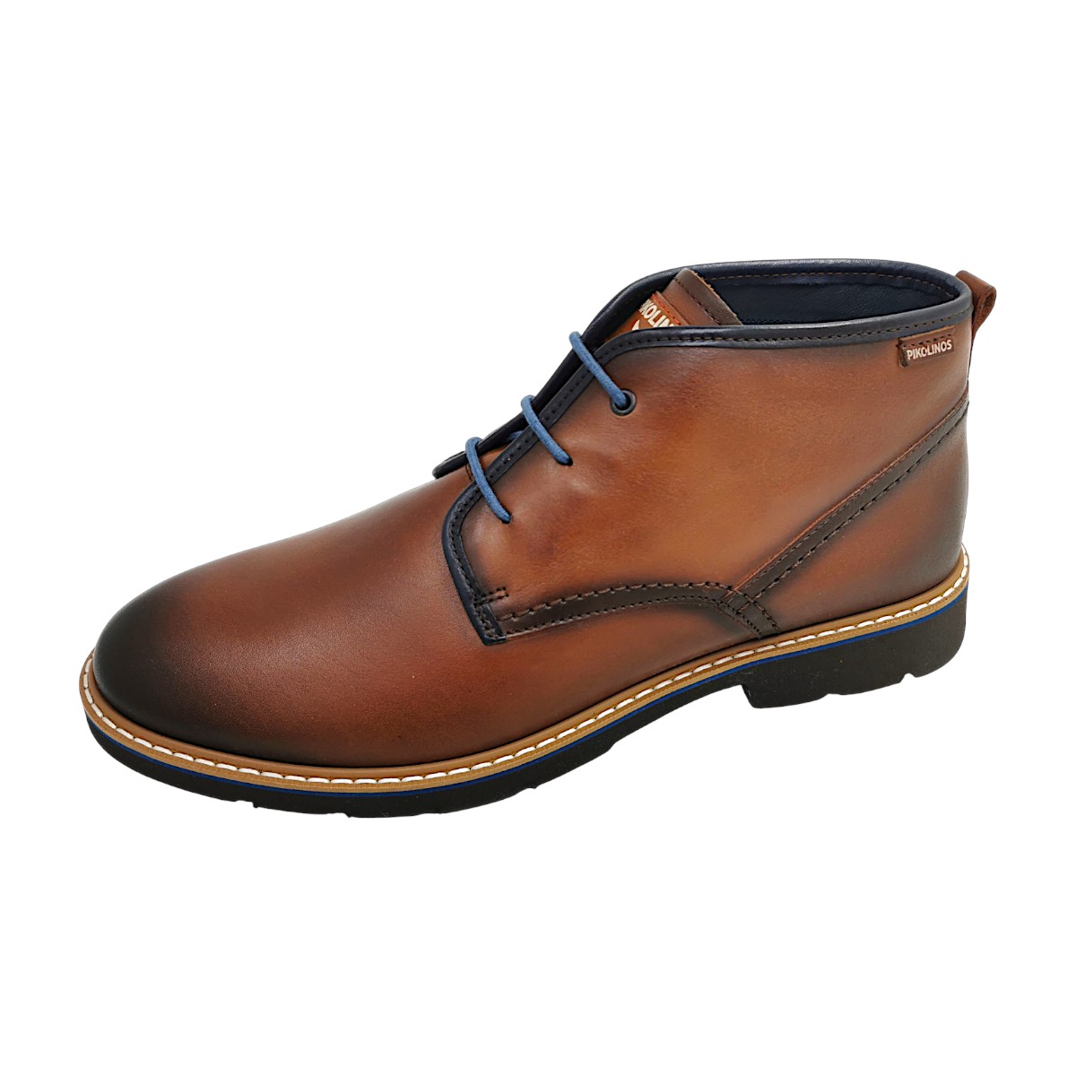 Pikolinos Alarcon Herrenschuhe Schnürschuhe Braun Freizeit (cuero, Gr. 1:41)