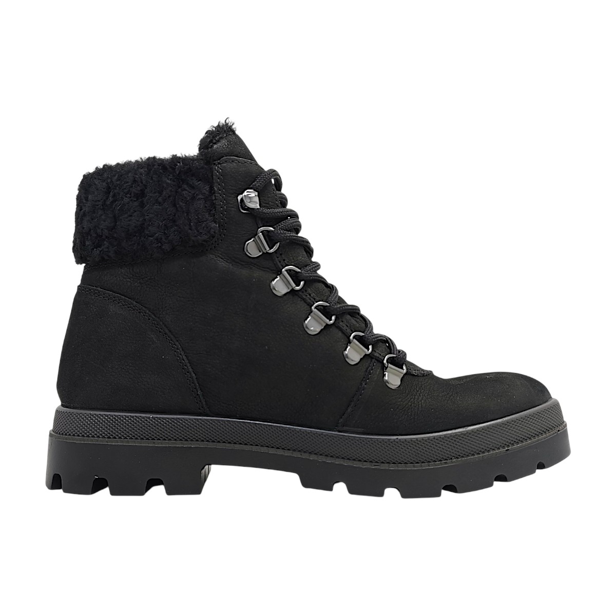Imac Damenschuhe Schnürstiefel Schwarz Freizeit (nero/nero 011, Größe 41 EU)