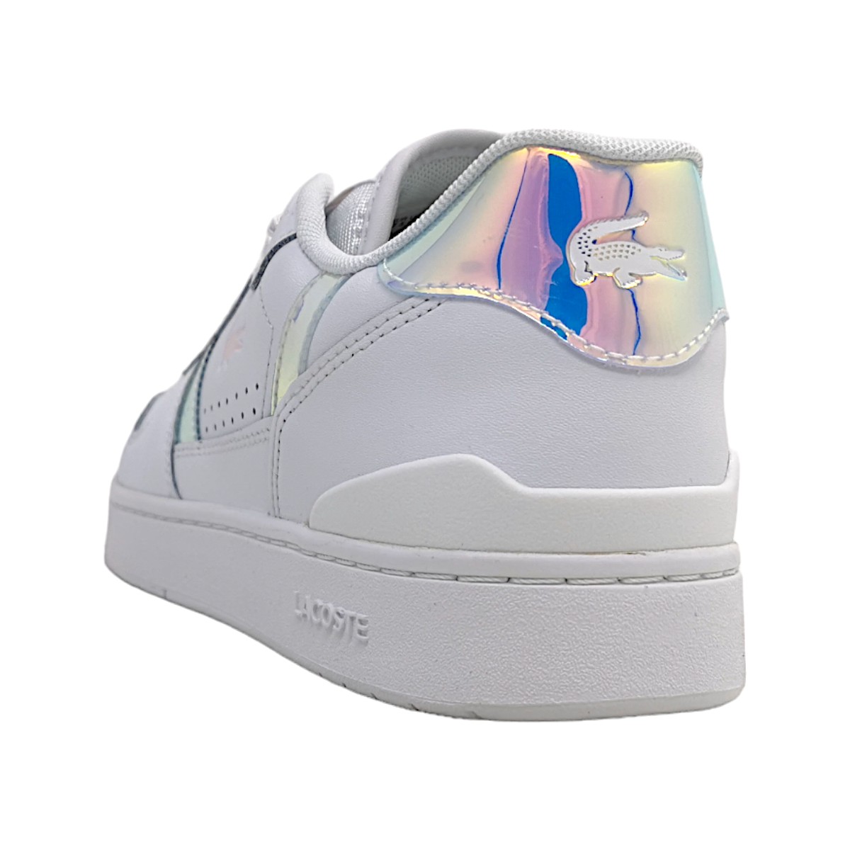 Lacoste T-Clip Set Sneak Holog. D 48SFA0037 Weiß White/LT Pink 1Y9