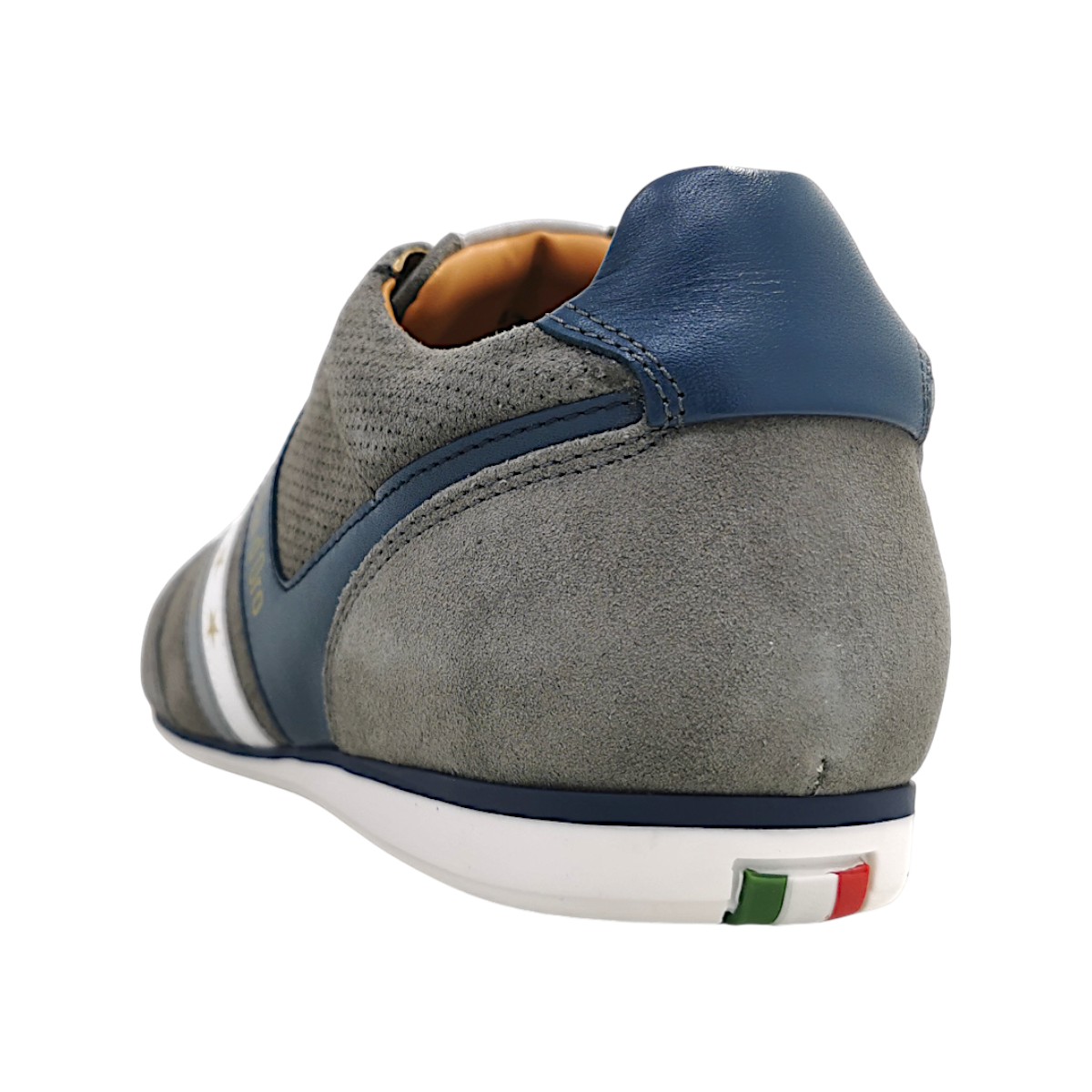 Pantofola d`oro Vasto Suede PD001004153M-9119 Grau grey/navy 9119 Pantofola d`oro Vasto Suede PD001004153M-9119 Grau grey/navy 9119