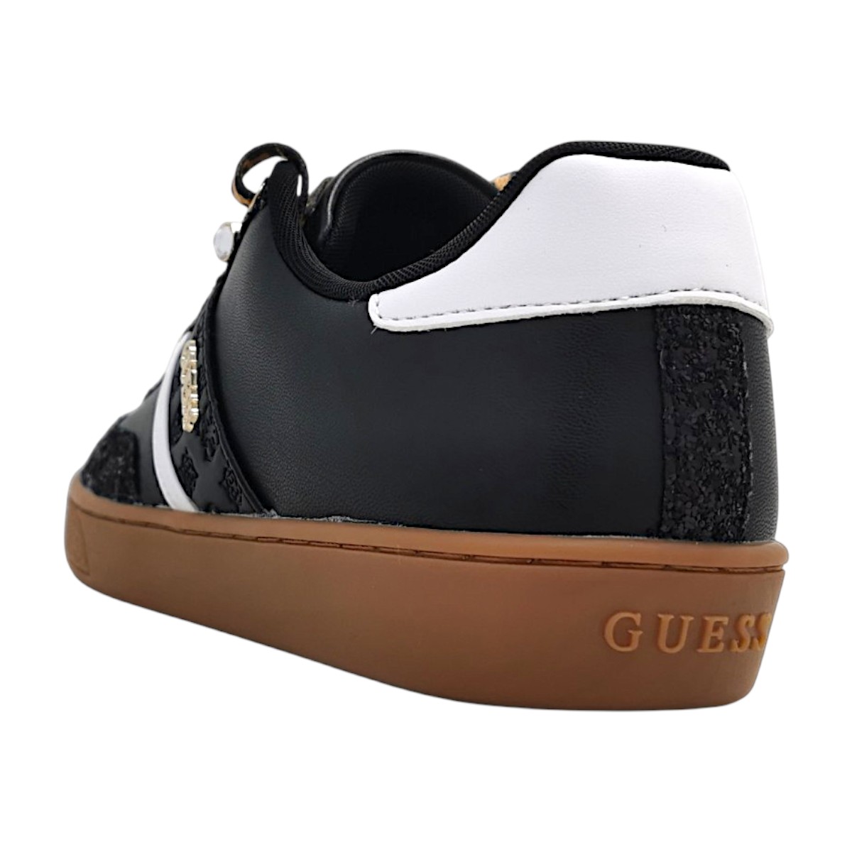 Guess Naoki Damenschuhe sportlicher Schnürer Schwarz Freizeit (black BLACK, Gr. 1:37) Guess Naoki Damenschuhe sportlicher Schnürer Schwarz Freizeit (black BLACK, Gr. 1:37)