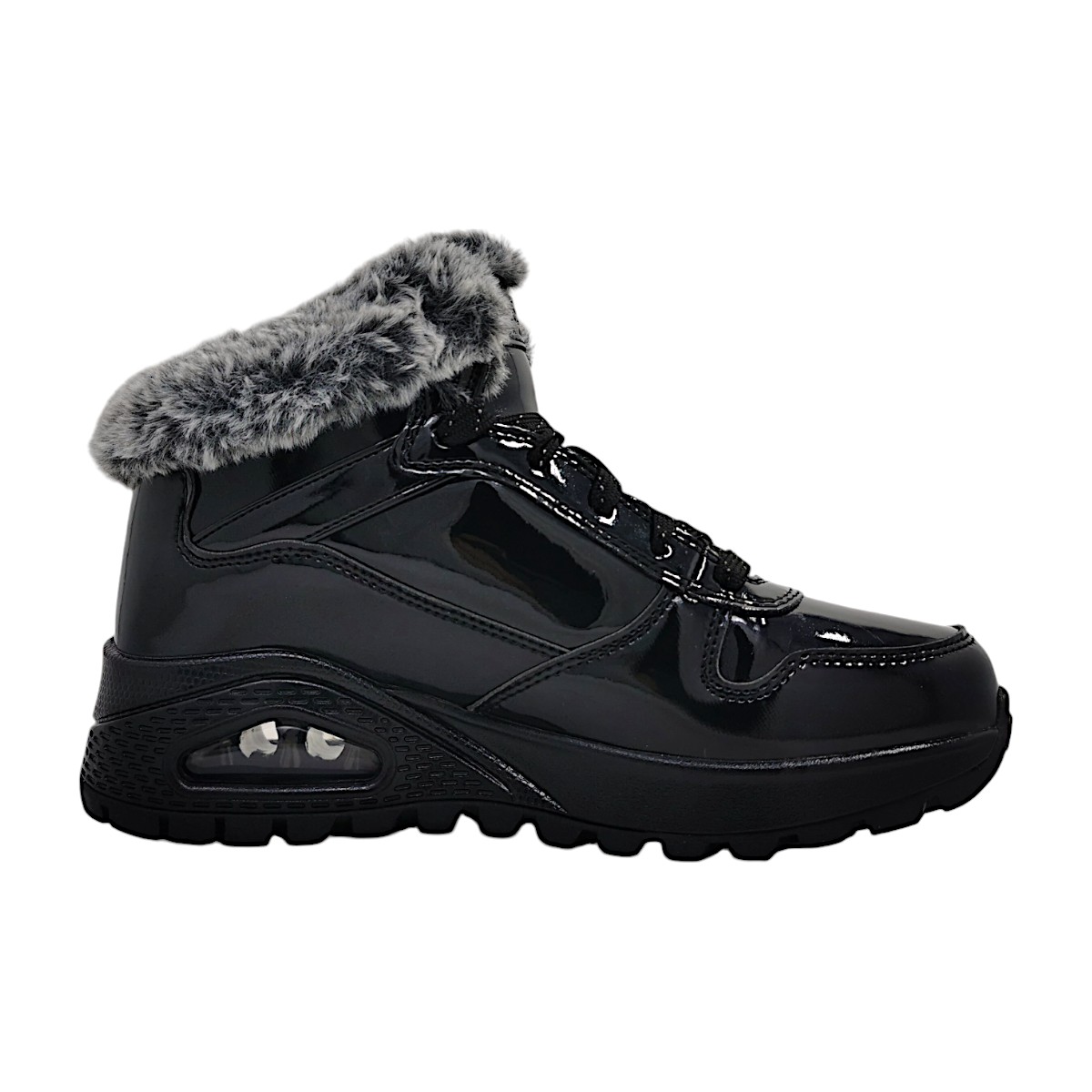 Skechers Uno Damenschuhe Schnürstiefel Schwarz Freizeit (BBK Black Lack, Größe 41 EU) Skechers Uno Damenschuhe Schnürstiefel Schwarz Freizeit (BBK Black Lack, Größe 41 EU)