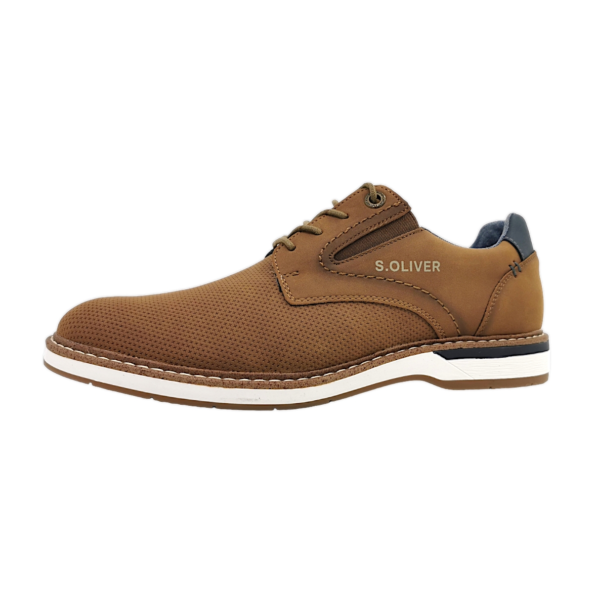 s.Oliver Herrenschuhe Schnürschuhe Braun Freizeit