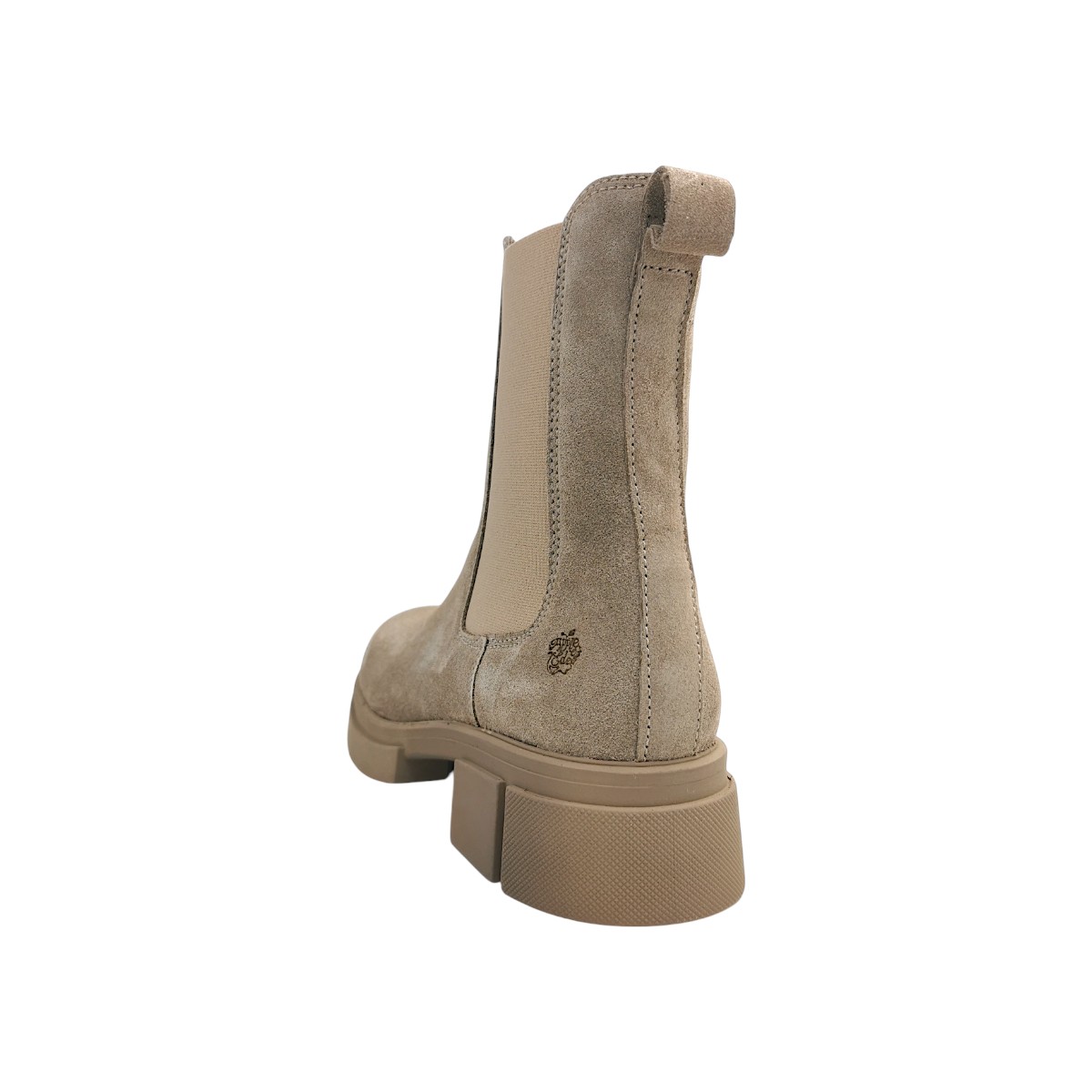 Apple of Eden Damenschuhe Stiefel Gefüttert Schaftstiefel Beige Freizeit (Taupe, Größe 41 EU)