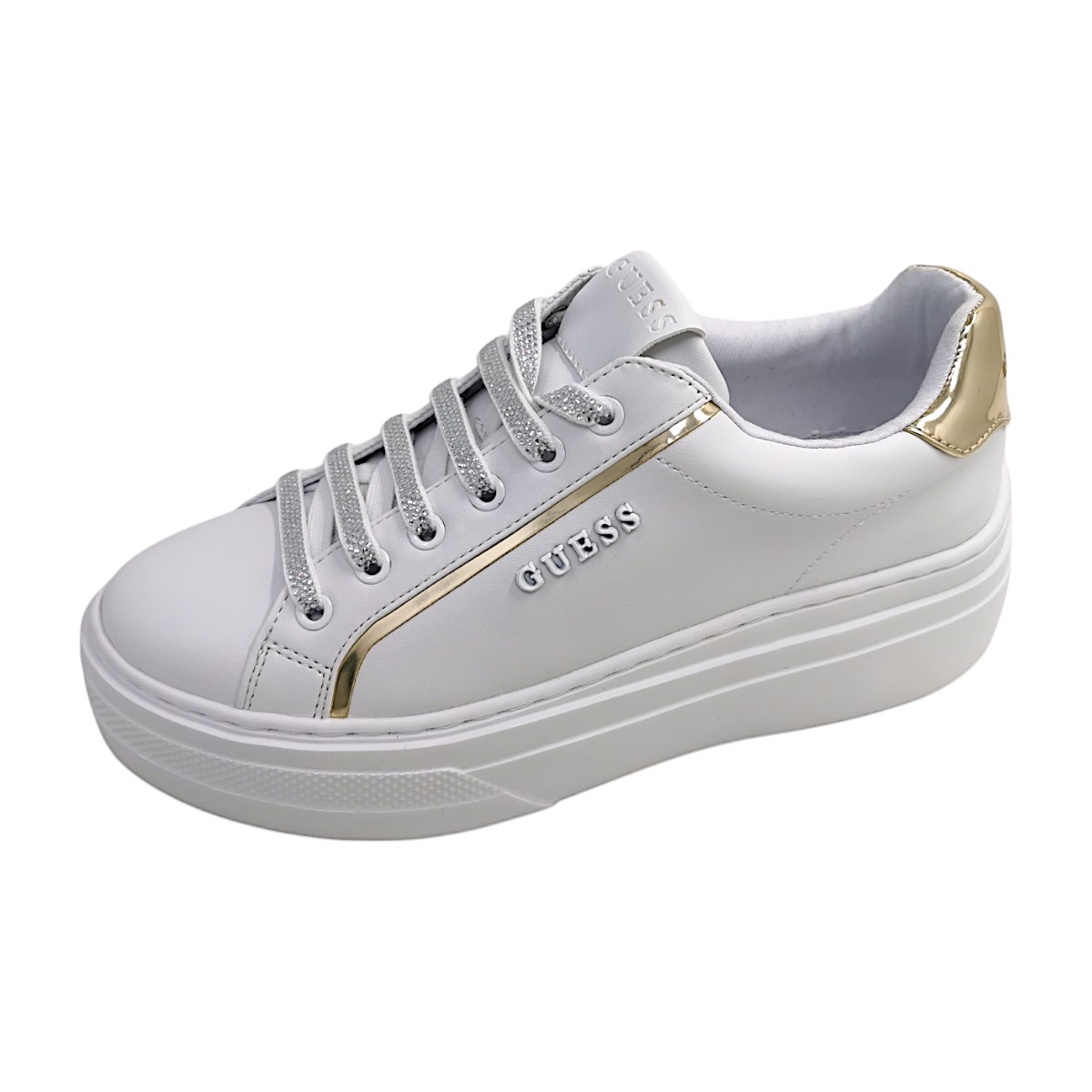 Guess Ameria FLJMRIELE12 Weiß white/platino WHPLA