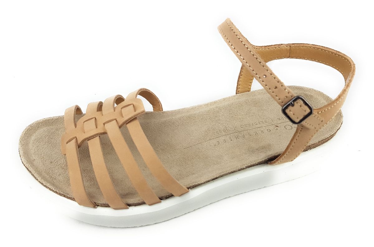 Ecco CORKSPHERE SANDAL 271833/01211 Braun 01211 powder