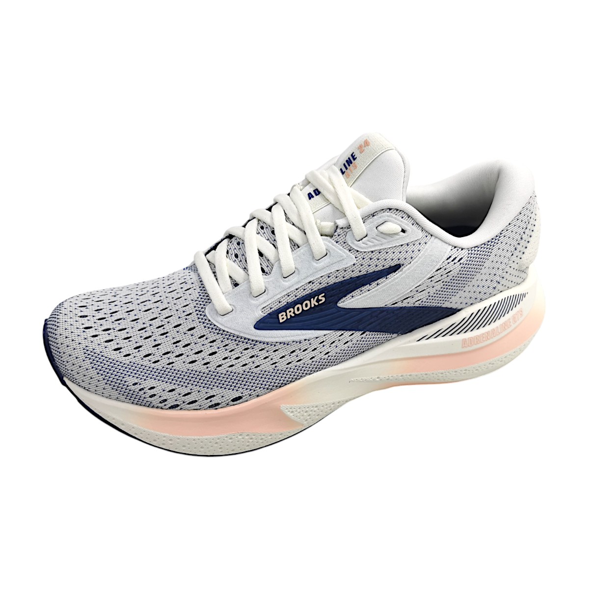 Brooks Adrenalin GTS Sportschuhe Damen Trainingsschuhe Laufschuh Grau (140 grey blue ribbon, Größe 42.5 EU)