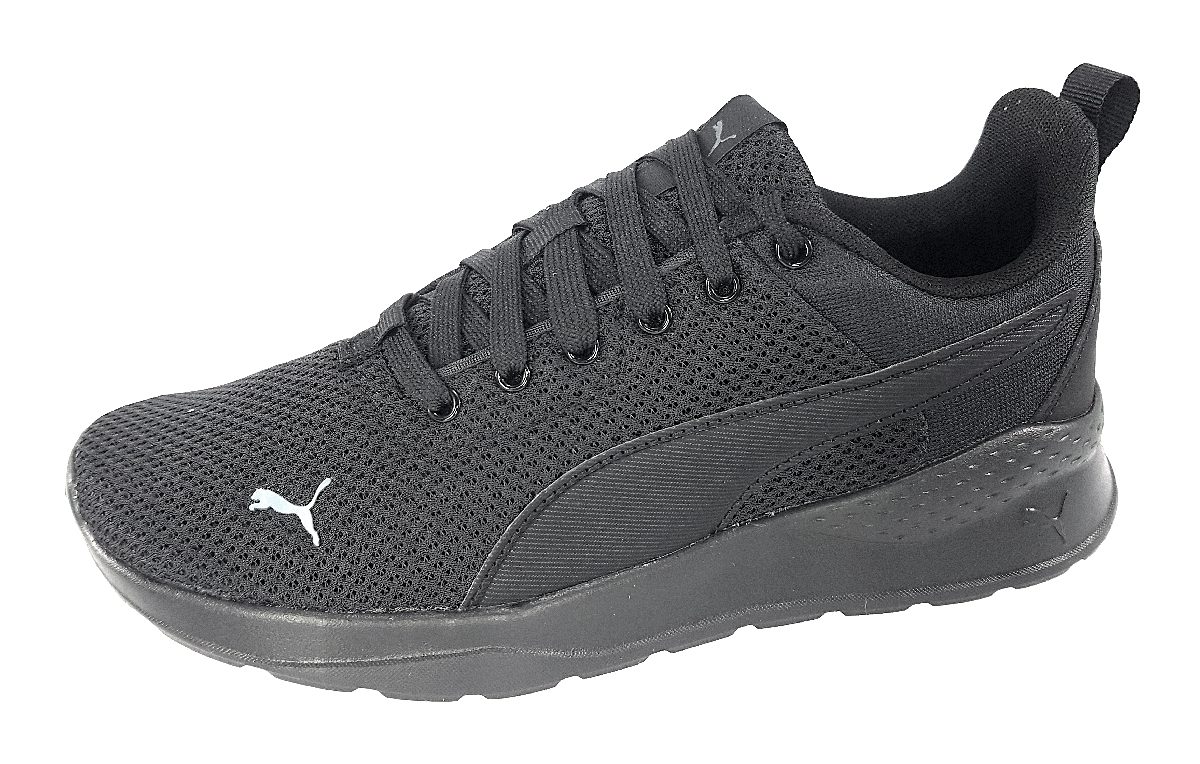 Puma Anzarun Sportschuhe Damen Trainingsschuhe Schwarz Freizeit (Black 001, Größe 37 EU)