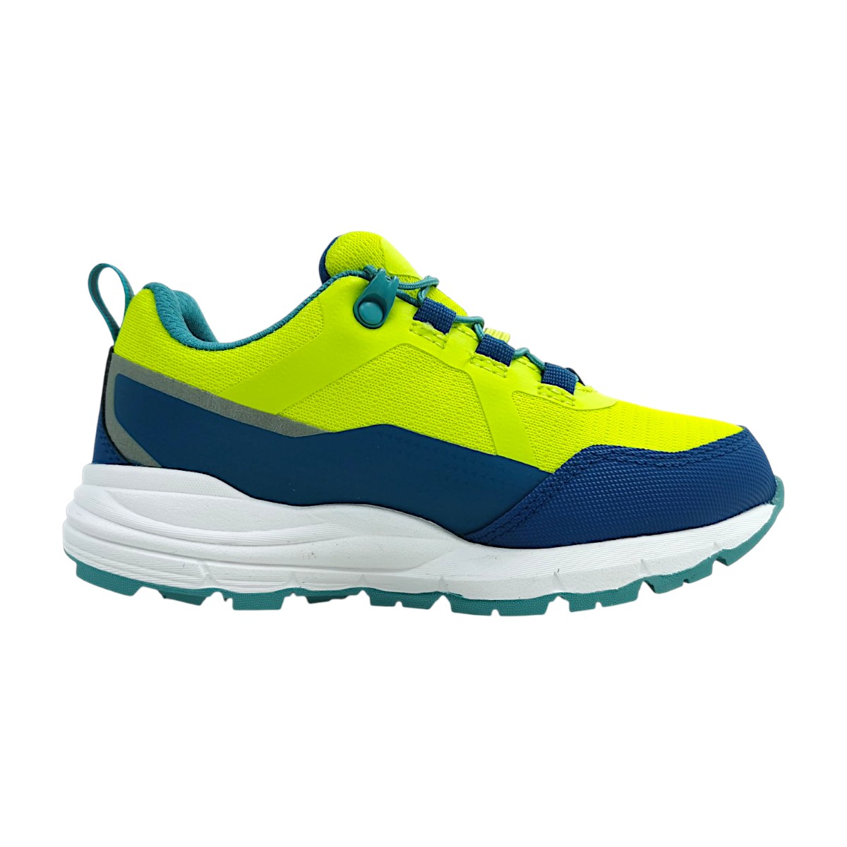 Trollkids Skarvan Hiker Low 700-709 Grün lime/blue/coral